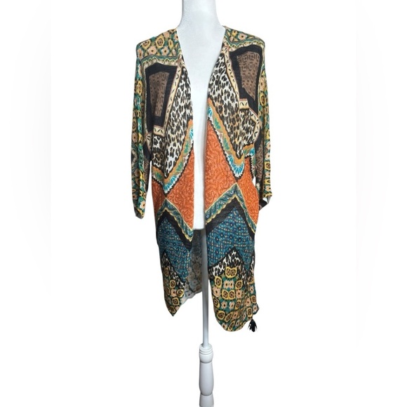 Chico's Sweaters - Chico's Multicolor Knit Cardigan